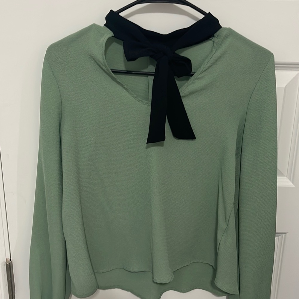 Light green blouse